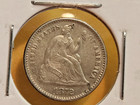 1872 Seated Liberty Silver Half Dime H10c