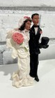Vintage K s Collection   Black Americana Top Hat Bride   Groom Figurine 4 5in