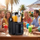 68 Oz Frozen Drink   Slushy Machine 4 Presets Soft Serve Ice Cream Maker