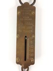 Vintage John Chatillon   Sons Hanging Brass Scale - 0-25 Lbs