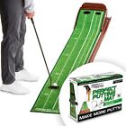 Perfect Practice Putting Mat - Indoor Golf Putting Green With 1 2 Hole Training 