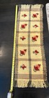 Vintage Traditional Swedish Floral Wool Table Runner 98x37cm