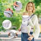 Baby Carrier With Hip Seat  Ergonomic M Position 6-in-1 Baby Carrier Newborns   