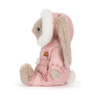 Jellycat Snow Suit Beige Bunny Plush - Bashful Bnwt Stuffed Animal Toy