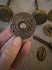 19th Century Brass  Decorative Door Knobs  Antique Architectural   Misc Brass