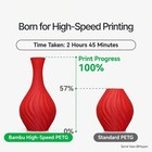 Bambu Lab Original Petg Hf 3d Printer Filament 1kg Rfid Auto Recog Print Materia