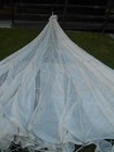 3 2005 White Military 30ft  Parachute Canopy W steering Vents short Lines
