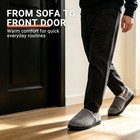 Riemot Cozy Memory Foam Moccasin Slippers Mens Slip On Winter Home House Shoes