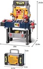 Kids Tool Bench With Realistic And Electric Drill  Construction Workbench Toy   