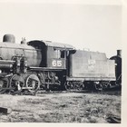 Western Pacific Railroad Engine Locomotive No  65 Antique Photo