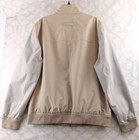 Club Room Color Block Bomber Jacket Mens Large Khaki Full Zip Lined