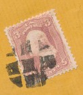  65 3c George Washington On Cover Portsmouth New Hampshire Fancy Cancel 1864