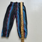 Vintage Surf Printed Cotton Pants 3t 80s 90s Vibrant Colors Blue Black Red