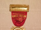 Vintage 1935 Hudson Mohawk Convention Altamont Delegate Firemen  Ribbon Medal 