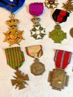 Lot 15 European Ww1 Era Medals And Others Belgium Germany France
