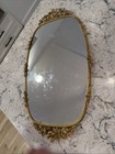 Matson 24k Gold Plated Vanity Set W  Mirror Tray  Perfume Bottle  Box