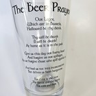 The Beer Prayer Clear Pint Beer Glass Bar Drinking Man Cave Gift