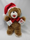Dan Dee Collectors Choice 2017 Snowflake Teddy Bear Christmas Plush 13 Inch