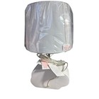 Big Kids White Cloud Ceramic Table Lamp W shade Whimsy Decor Nursery Gift New