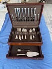 Towle Sterling Silver Flatware Set In Box Chippendale Pat  1937