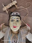 Vintage Marionette Puppet Asian Beautifully Detailed Thai Burmese Carved Wood