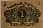 1920 Germany 1 Mark Banknote Note Bill Currency Uncirculated Near Mint 