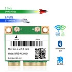 Mpe-ax3000h Mini Pcie Wifi 6 Wifi Card Bluetooth Dual Band 2 4g 5g For Pc Laptop