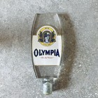 Vintage Olympia Beer Tap Handle Lucite Acrylic    its The Water   horseshoe Knob 6 