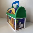 Fisher Price Little People On  The Go Nativity Manger Set - Carrying Case Euc