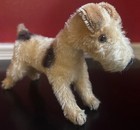 Steiff Fox Terrier Dog  foxy  Mohair  8   Vintage 1950s  No Ids  Pre-loved