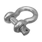 1-3 4  Screw Pin Anchor Shackle Galvanized Steel Drop Forged 50000lbs D Ring Bow