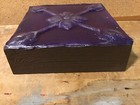 6   x6    Hand Painted  Framed Antique Ceiling Tin Tile  Architectural Salvage  12