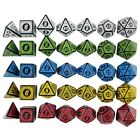 35 Pcs New Polyhedral Dice With Bag 5 Color For D d Trpg Board Game