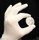12 Pair   Tweezer Large Cotton Inspection Gloves Light Duty Coin Stamp Silver