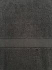 Veeyoo Luxury Bath Mat Floor Towel Set Of Two 100  Cotton Grey New 