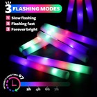 100 Led Light Up Foam Sticks Wand Rally Batons Flashing Glow Stick  Party