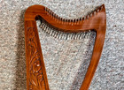 22 String Celtic Irish Lever Harp With Carry Bag