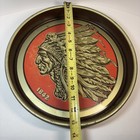 Vintage Iroquois Indian Head Beer   Ale Metal Serving Tray