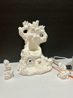 Vtg Wee Crafts  new  Unpainted Holler Tree Pumpkin Carving Company Lighted Craft
