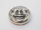 Sterling Silver Novelty Man In The Moon Vesta Case Vintage 1983 London