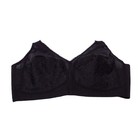 Playtex 18 Hour Ultimate Shoulder Comfort Wireless Bra 44c Black Full Coverage