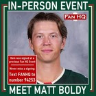 Matt Boldy Autographed Team Usa Goal 8x10 Photo Beckett