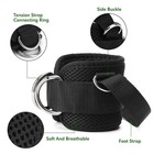 Ankle D Ring Straps Cable Machine Attachment Leg Workouts Kickback Ankle Straps