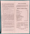 Antigua Guatemala Tourist Information 1970 s Fold Out Handbill