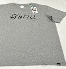 O neill Men s Short Sleeve Crew Neck Logo Graphic T-shirt  Gray  Size Xl