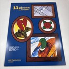 15 Pieces   or Less  Stained Glass Book By Carolyn Kyle Laura Tayne 1995