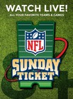 Nfl Sunday Ticket   stub  W red-zone 2026-27 Full Season Every Game Guaranteed