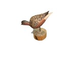 Vintage Hand-carved And Painted Wooden Shorebird Signed Artist