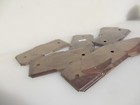 Vintage Metal Coffin Handle Backing Plate Plinth Plaque Art Deco-   5each