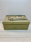 Vintage Antique   easter Greetings   candy Box Chick Egg Card Floral Victorian Style